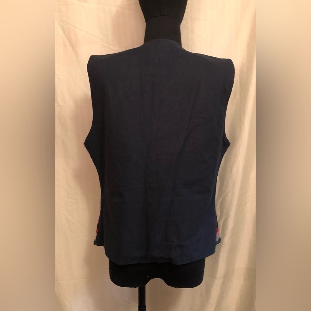 Erika Multicolor Vintage Boho Southwest Vest - Picture 6 of 9